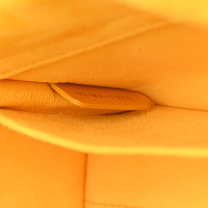 Christian Dior Lambskin Cannage Medium Lady D-Joy Yellow 7 of 14