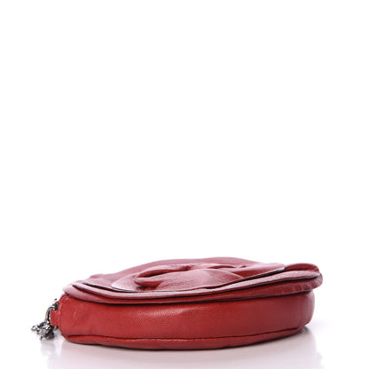 Valentino Garavani Nappa Petale Mini Chain Crossbody Red 3 of 8