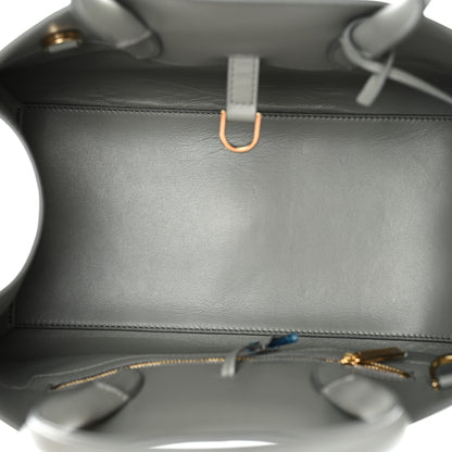 Salvatore Ferragamo Calfskin Small Hug Bag Ash Grey 4 of 9