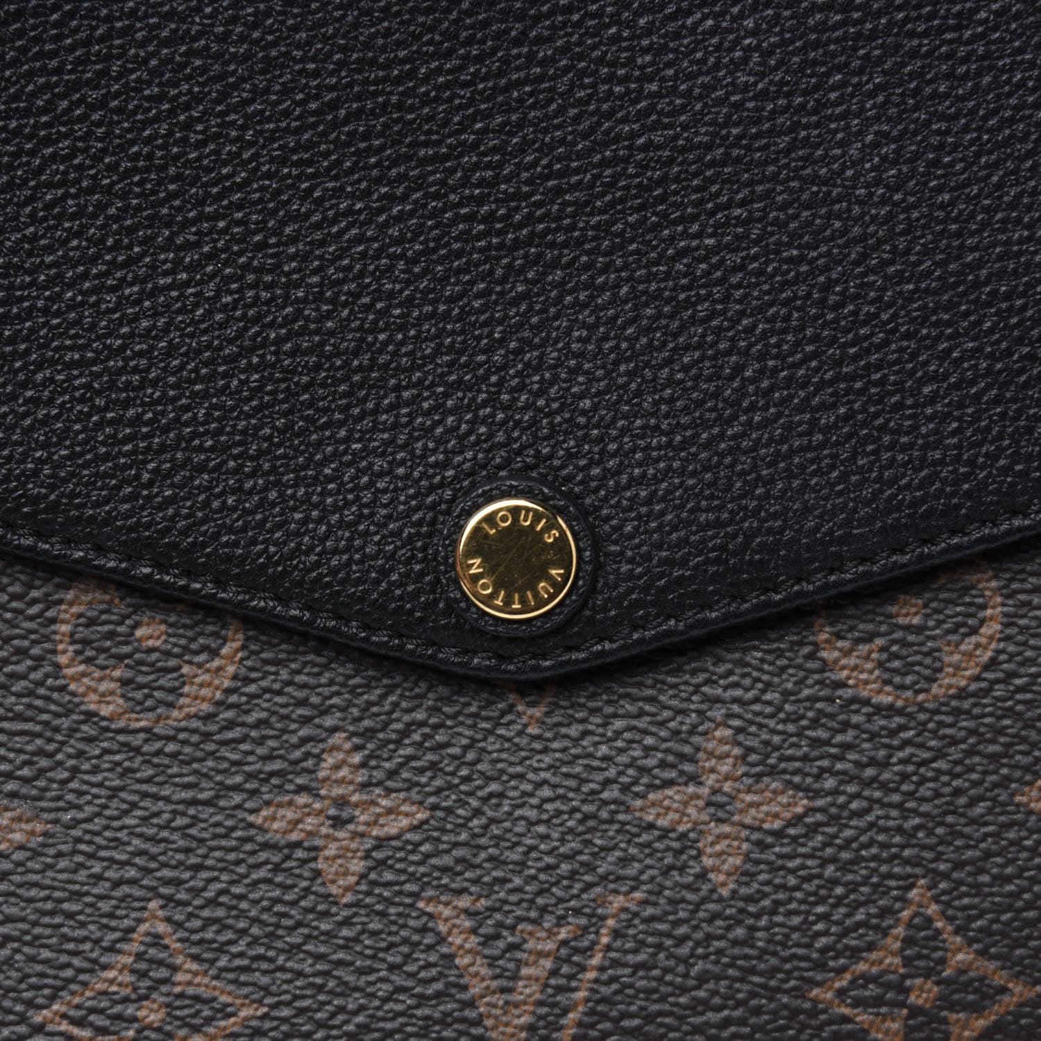 Louis Vuitton Monogram Twice Pochette Black 16 of 19