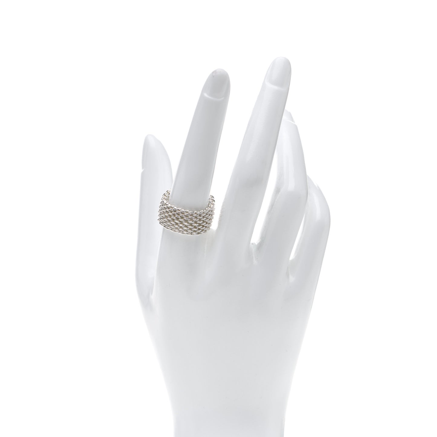 Sterling Silver Somerset Mesh Ring 59 8.75