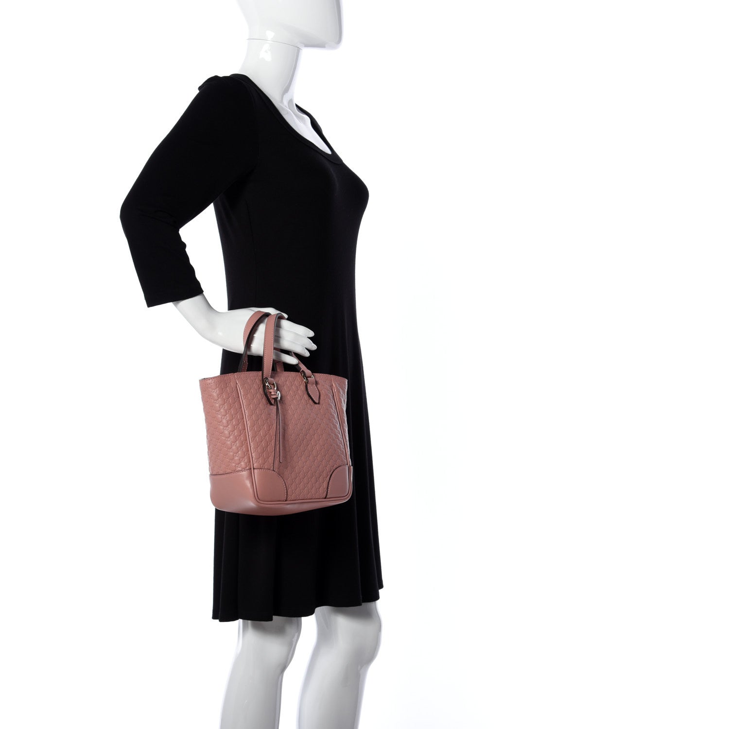 Gucci Microguccissima Small Bree Tote Soft Pink 3 of 11