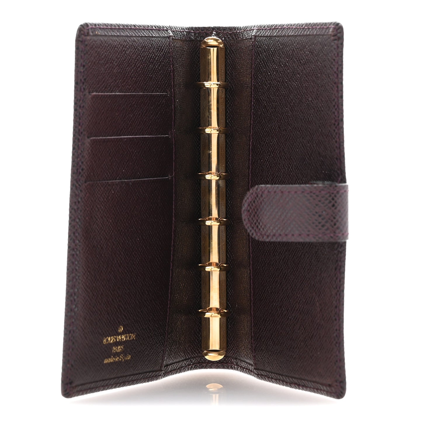 Taiga Small Ring Agenda Cover Burgundy
