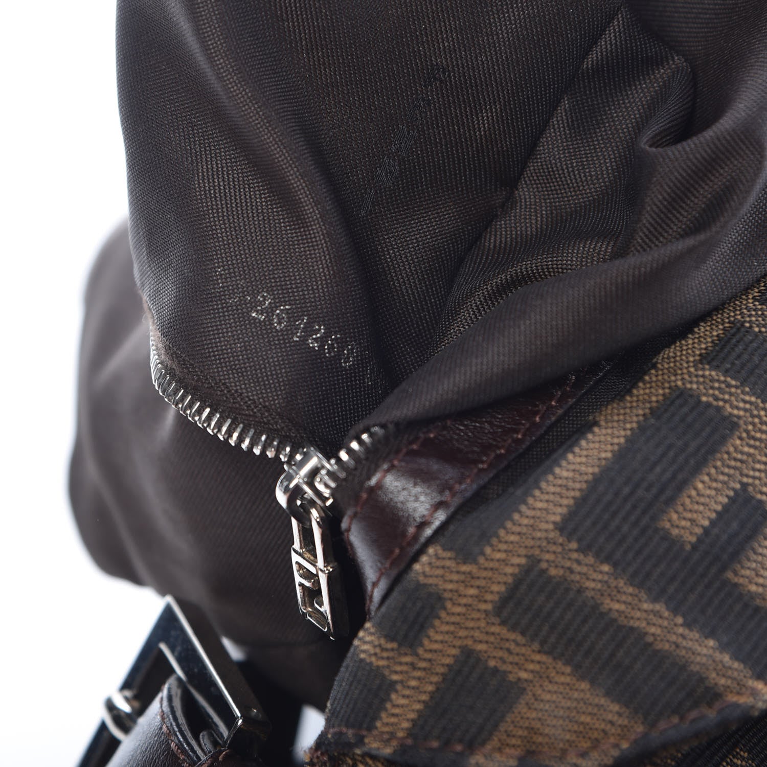 Fendi Zucca Shoulder Bag Tobacco 7 of 9
