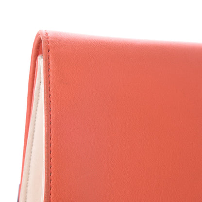 Fendi Nappa Enamel Mini Rush Clutch Orange 9 of 11