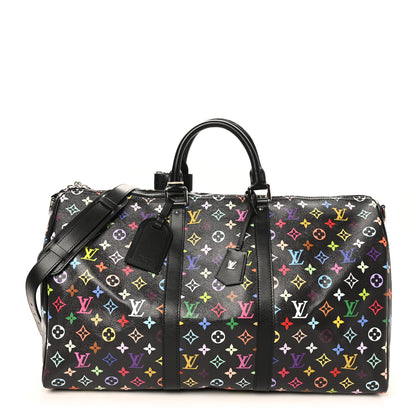 Louis Vuitton LV X TM Monogram Multicolor Keepall Bandouliere 50 Black 1 of 8
