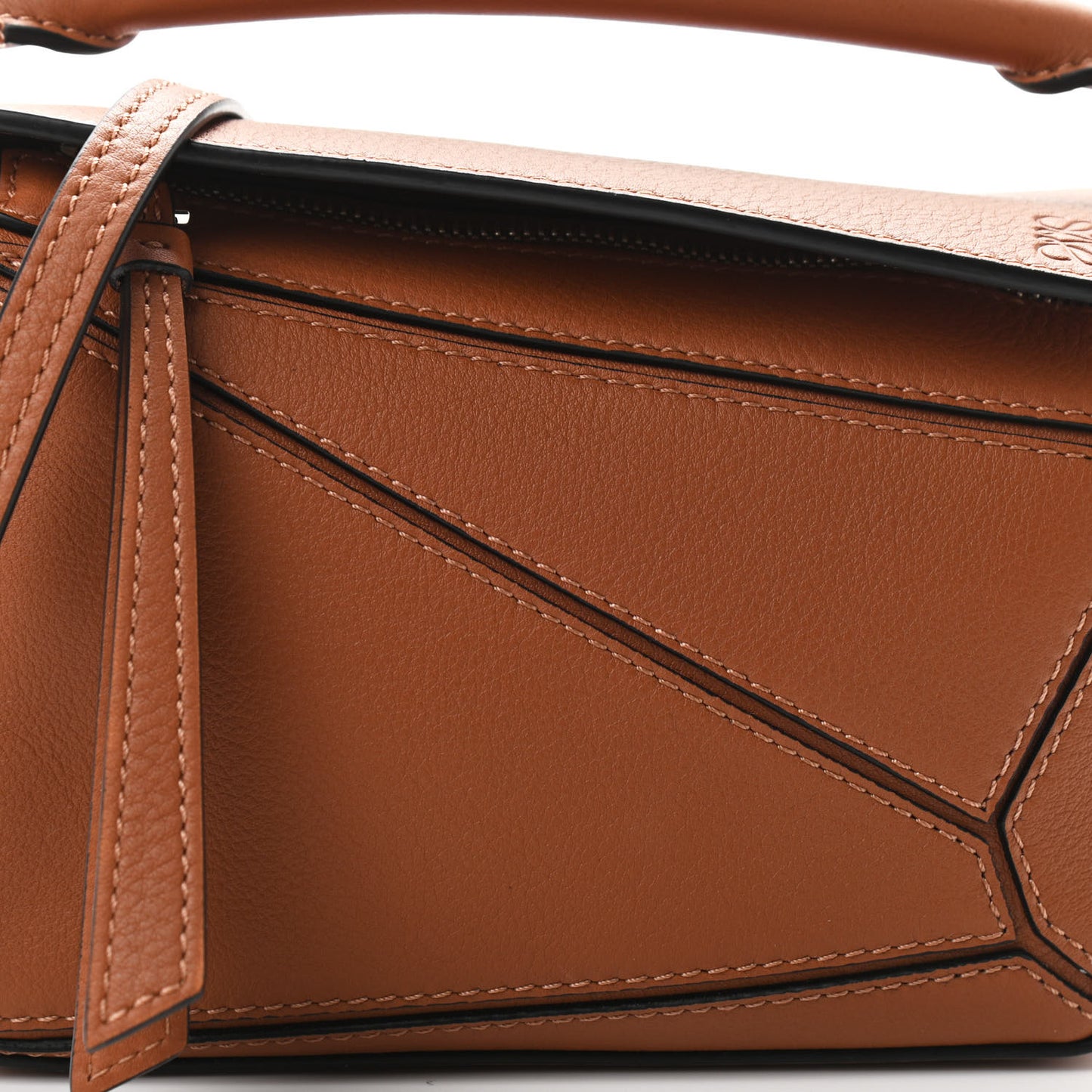 Calfskin Mini Puzzle Bag Tan