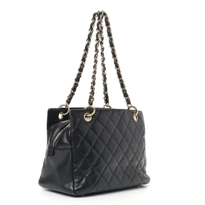Chanel Caviar Quilted Petit Timeless Tote PTT Black 2 of 11