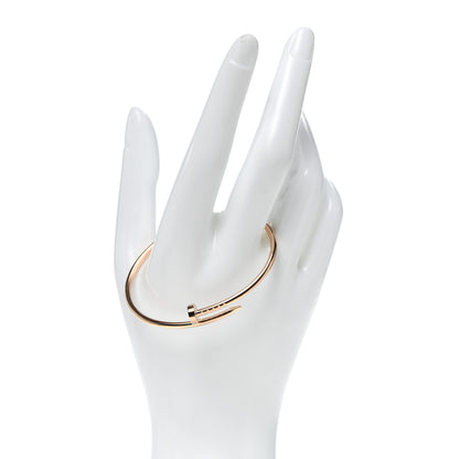 Cartier 18K Pink Gold Small Juste Un Clou Bracelet 16 2 of 6