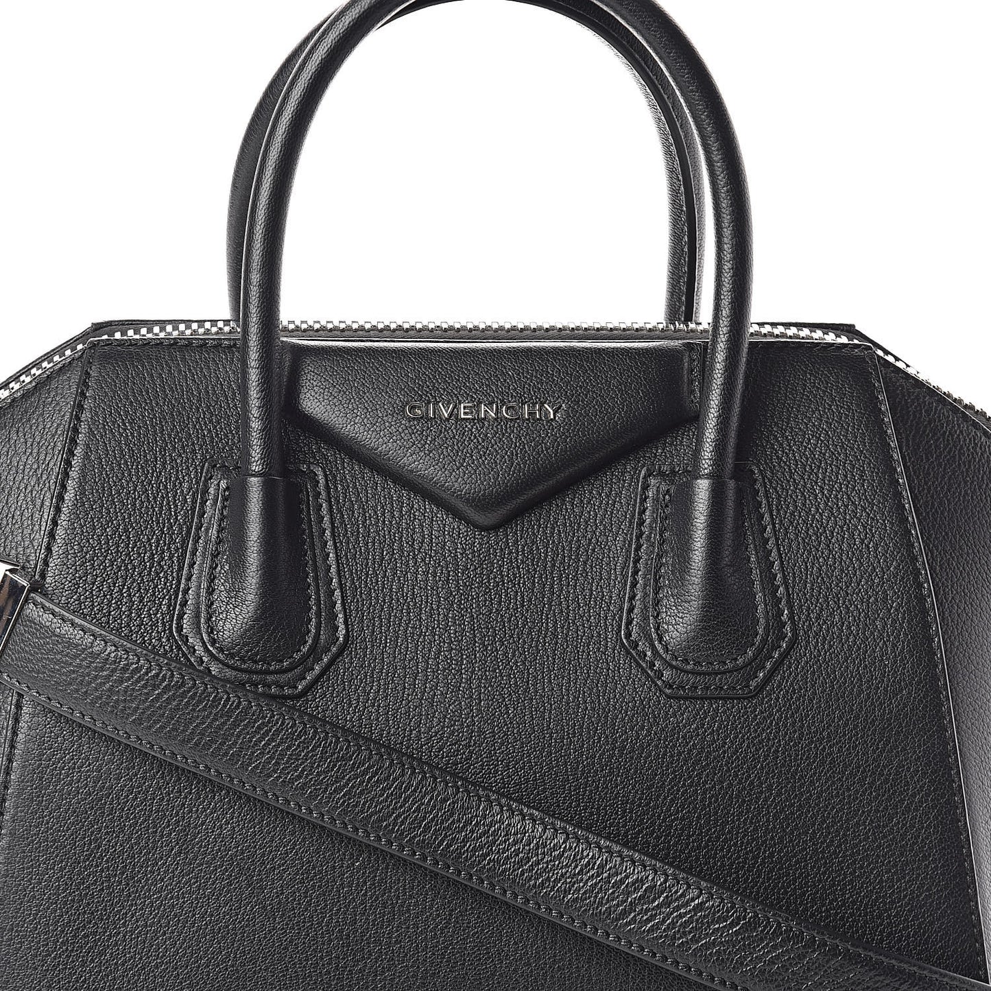 Sugar Goatskin Small Antigona Black