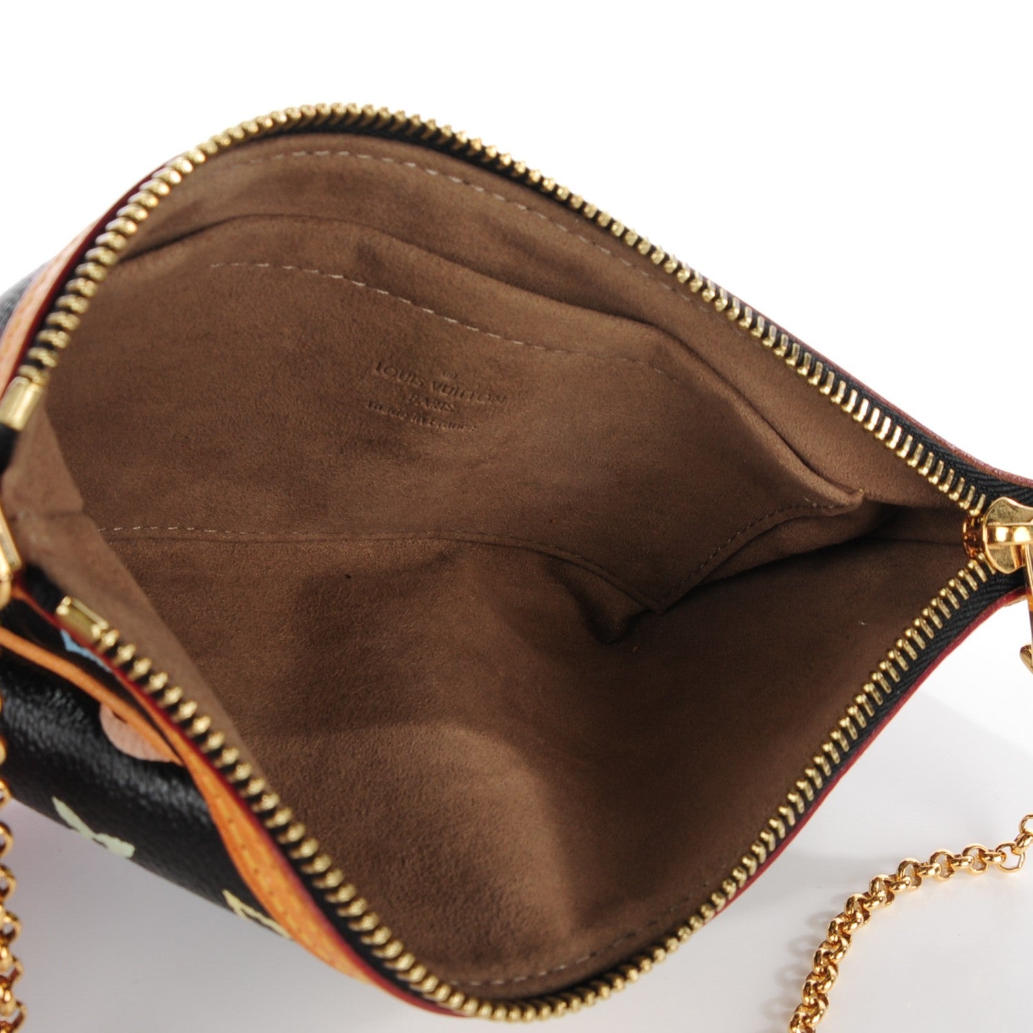 Louis Vuitton Monogram Multicolor Pochette Milla MM Black 5 of 8