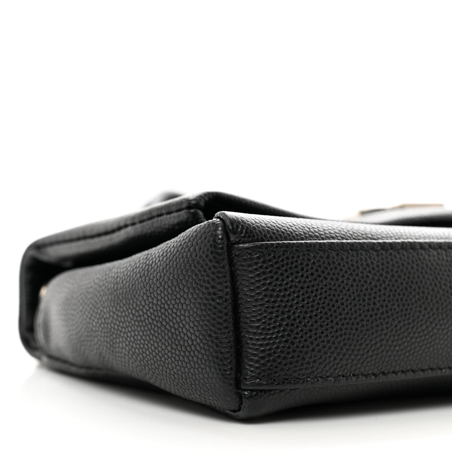Grain De Poudre Monogram Toy West Hollywood Fold-Over Bag Black