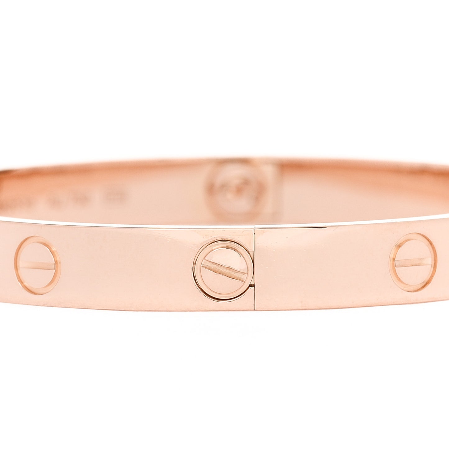 18K Pink Gold LOVE Bracelet 17