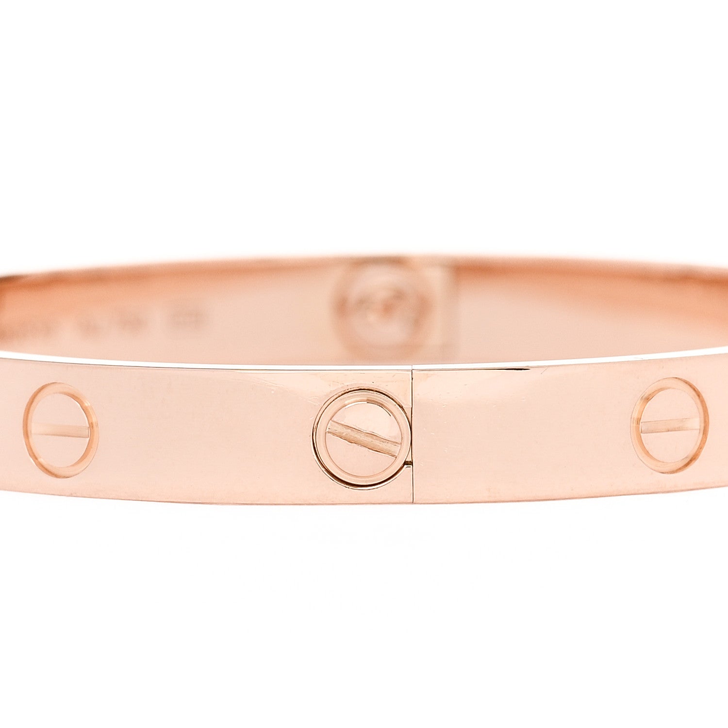 Cartier 18K Pink Gold LOVE Bracelet 17 5 of 6