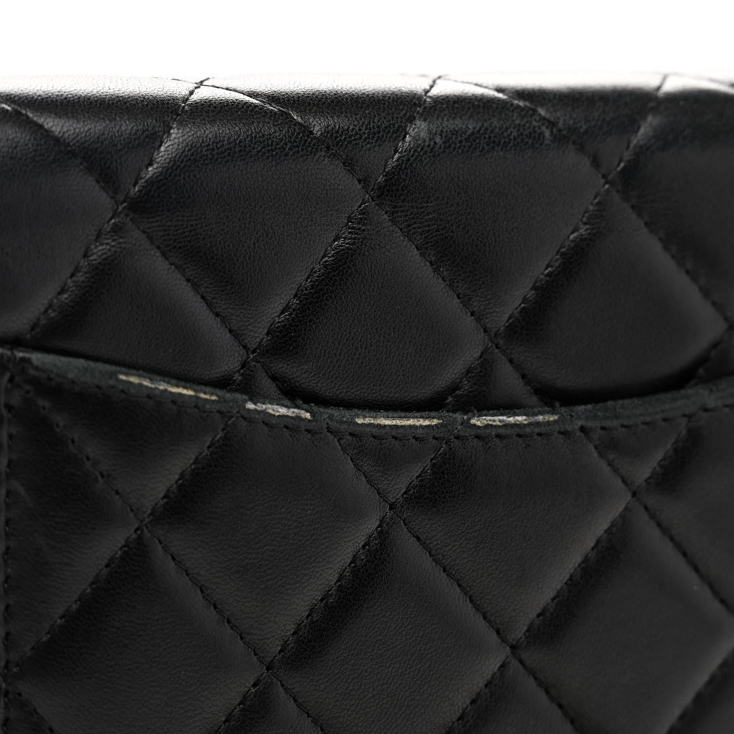 Chanel Lambskin Quilted Wallet On Chain WOC Black 11 of 11