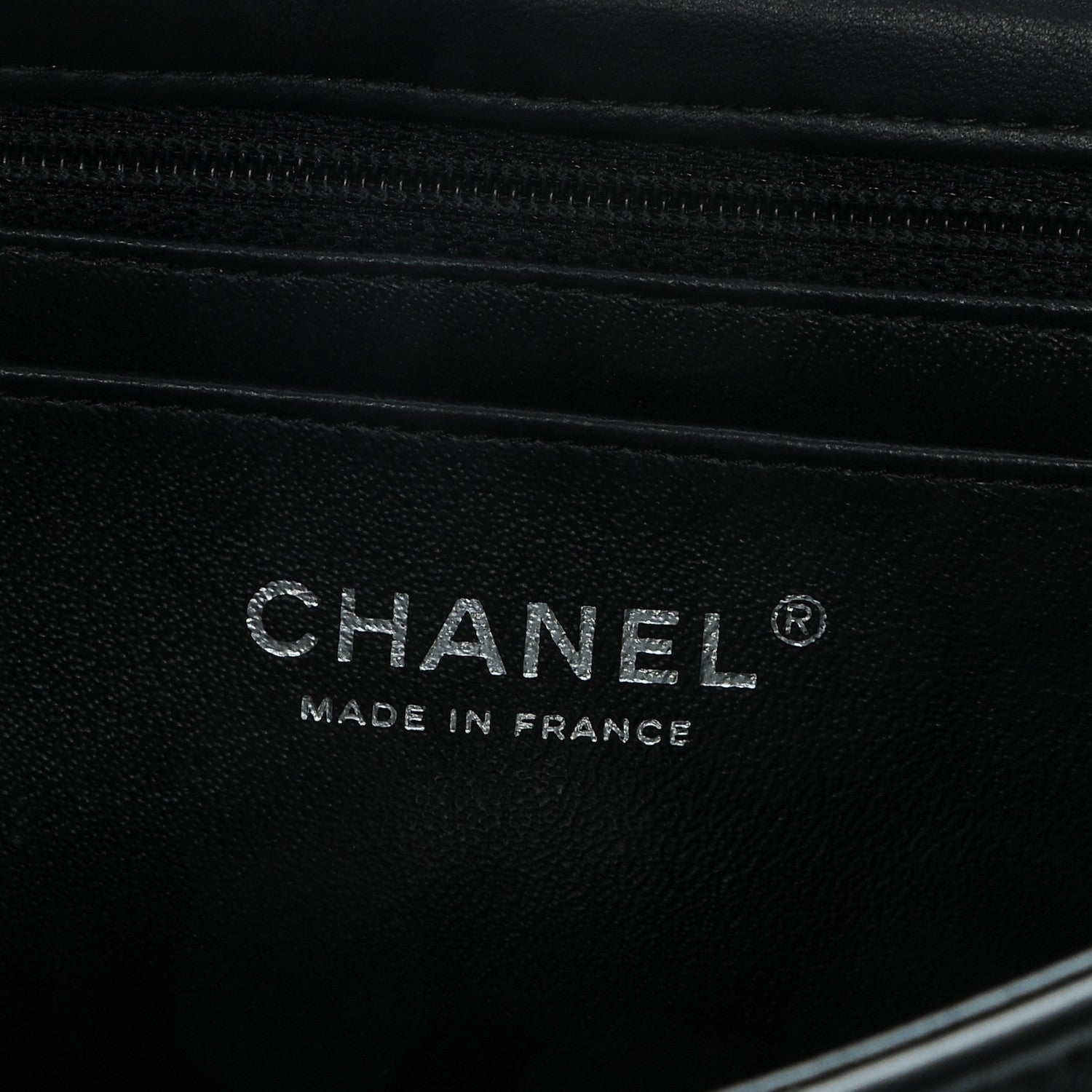 Chanel Lambskin Quilted Mini Rectangular Flap Black 6 of 7