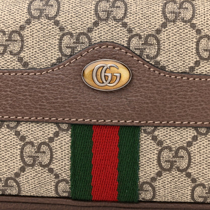 Gucci GG Supreme Monogram Web Mini Ophidia GG Bag Brown 8 of 10