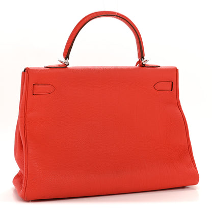 Hermes Togo Kelly Retourne 35 Capucine 3 of 15
