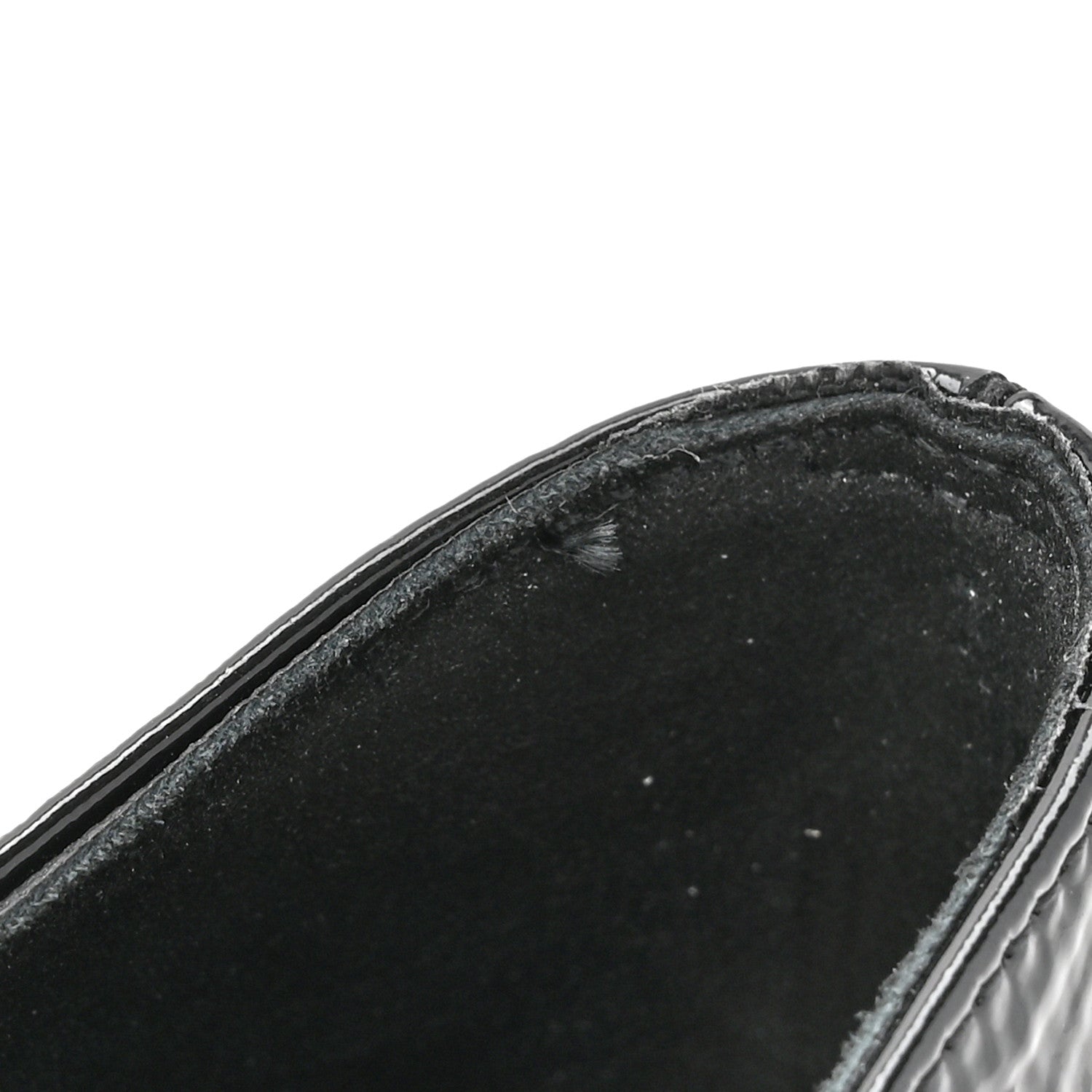 Chanel Patent Goatskin Cap Toe Mary Janes 38 Black 10 of 11