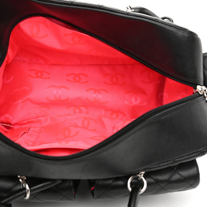 Chanel Calfskin Quilted Large Cambon Multipocket Reporter Black 5 of 12