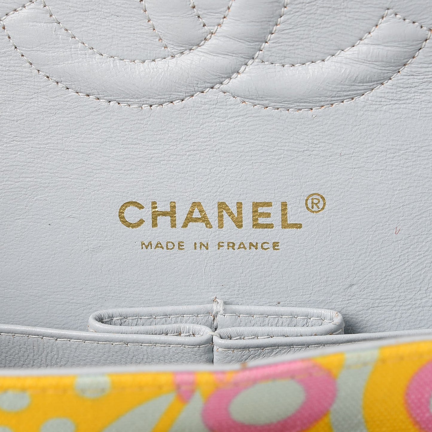 Canvas Printed Medium Double Flap Multicolor