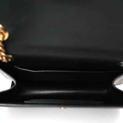 Dolce & Gabbana Smooth Calfskin Mini Devotion Envelope Bag Black 5 of 9