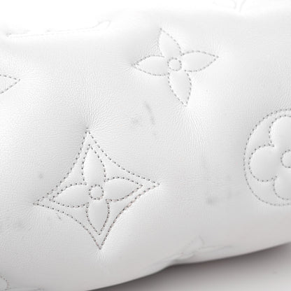 Louis Vuitton Calfskin Bubblegram Papillon BB Snow White 11 of 13