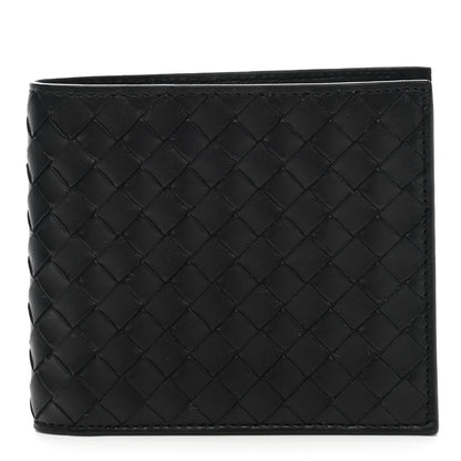 Bottega Veneta Nappa Intrecciato Bi-Fold Wallet Black 1 of 8