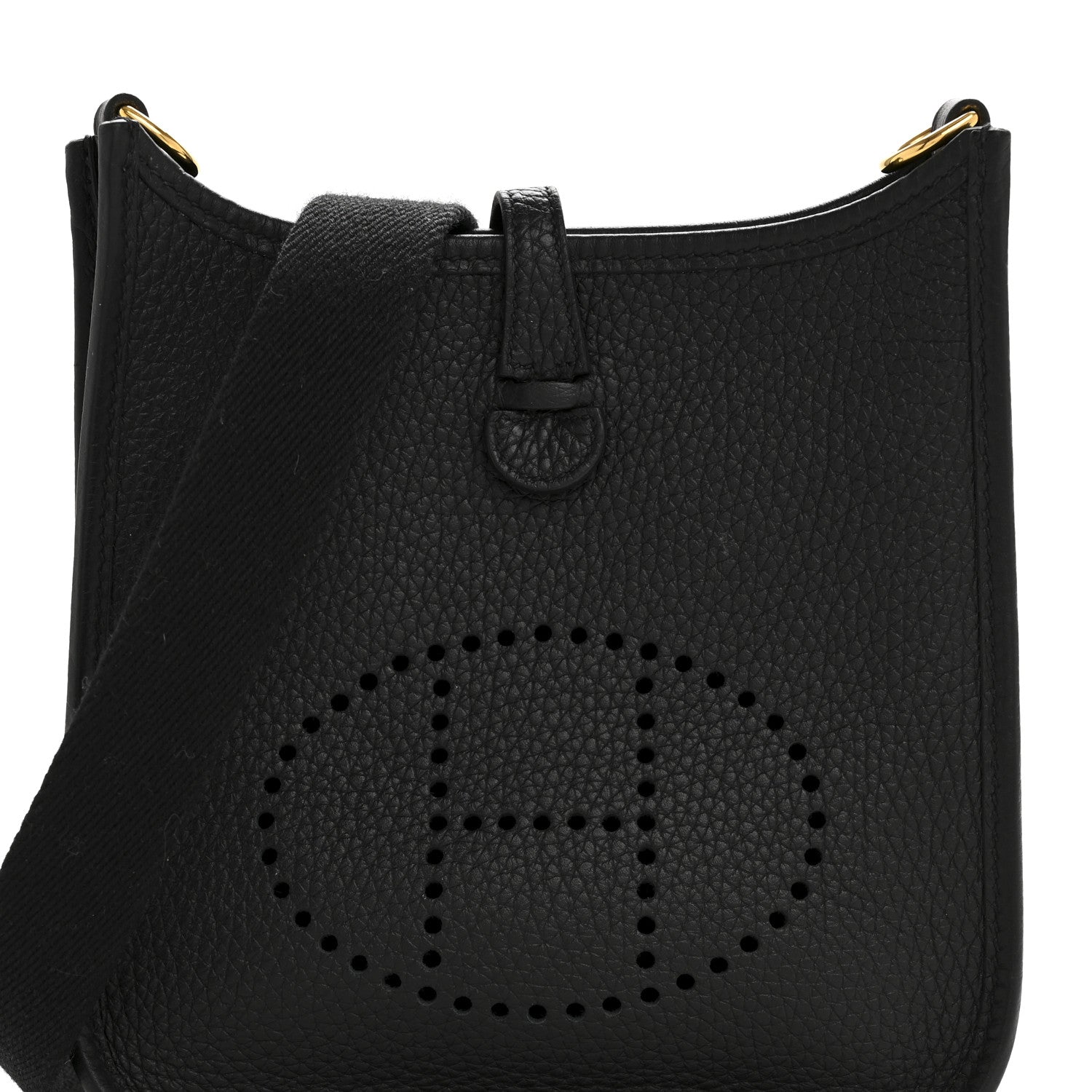 Hermes Taurillon Clemence Evelyne TPM Black 8 of 11