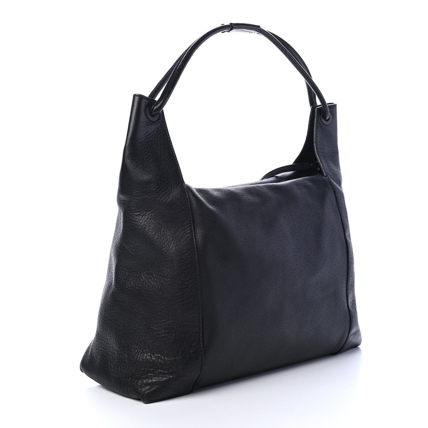 Calfskin Shoulder Bag Black