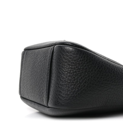Saint Laurent Grained Calfskin Baby Le 5 A 7 Supple Hobo Black 9 of 10