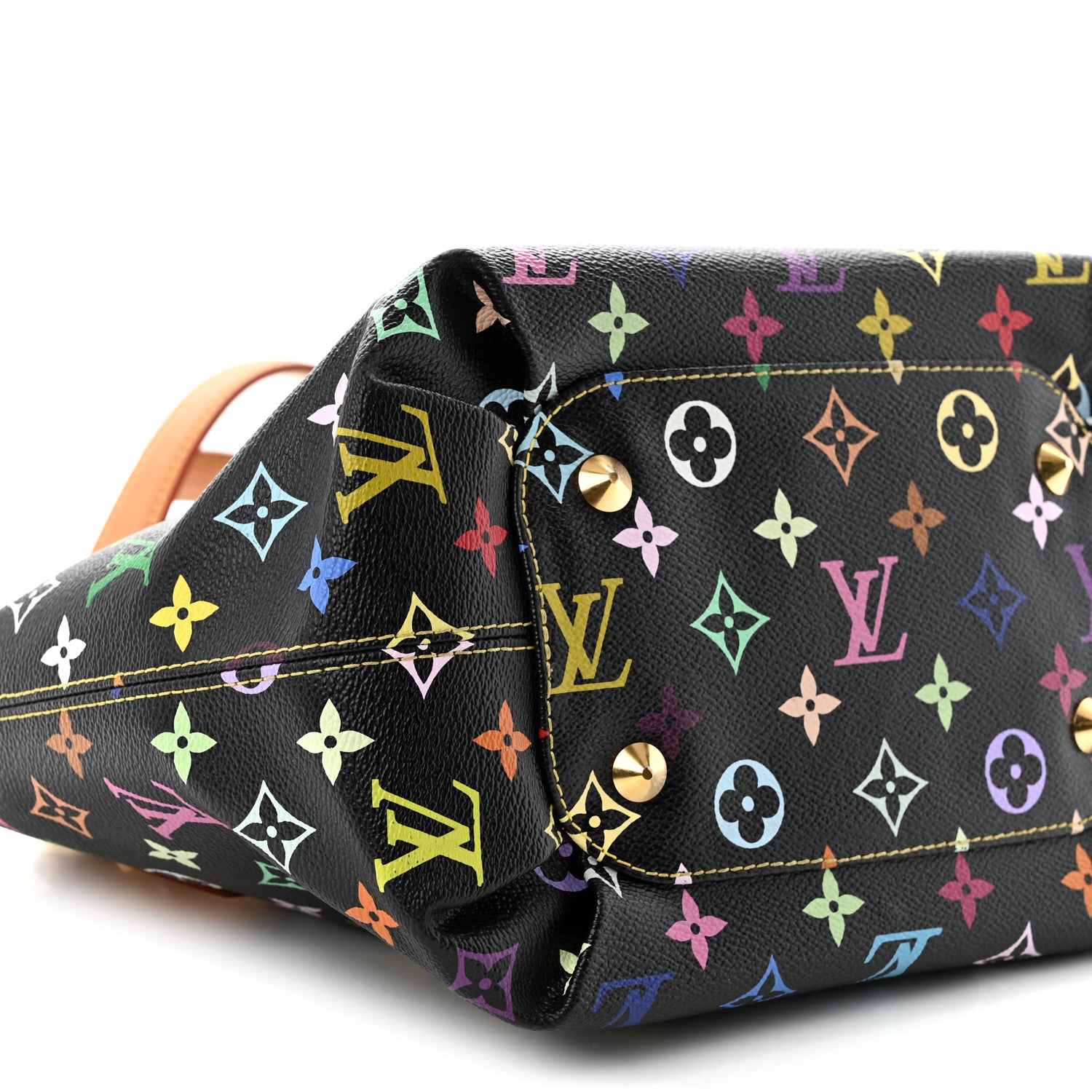 Louis Vuitton Monogram Multicolor Annie MM Black 9 of 10
