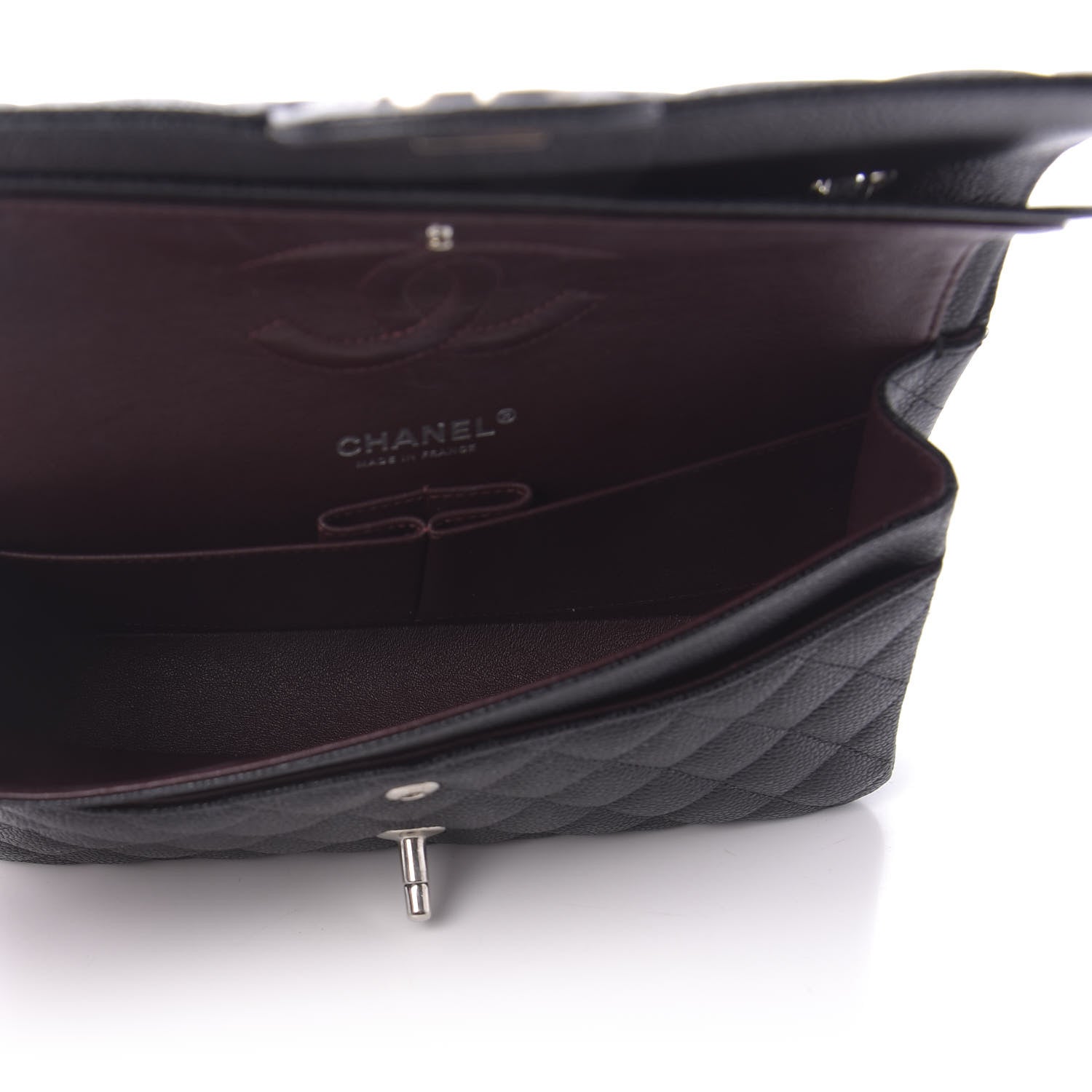 Chanel Caviar Quilted Medium Double Flap Black 5 of 11