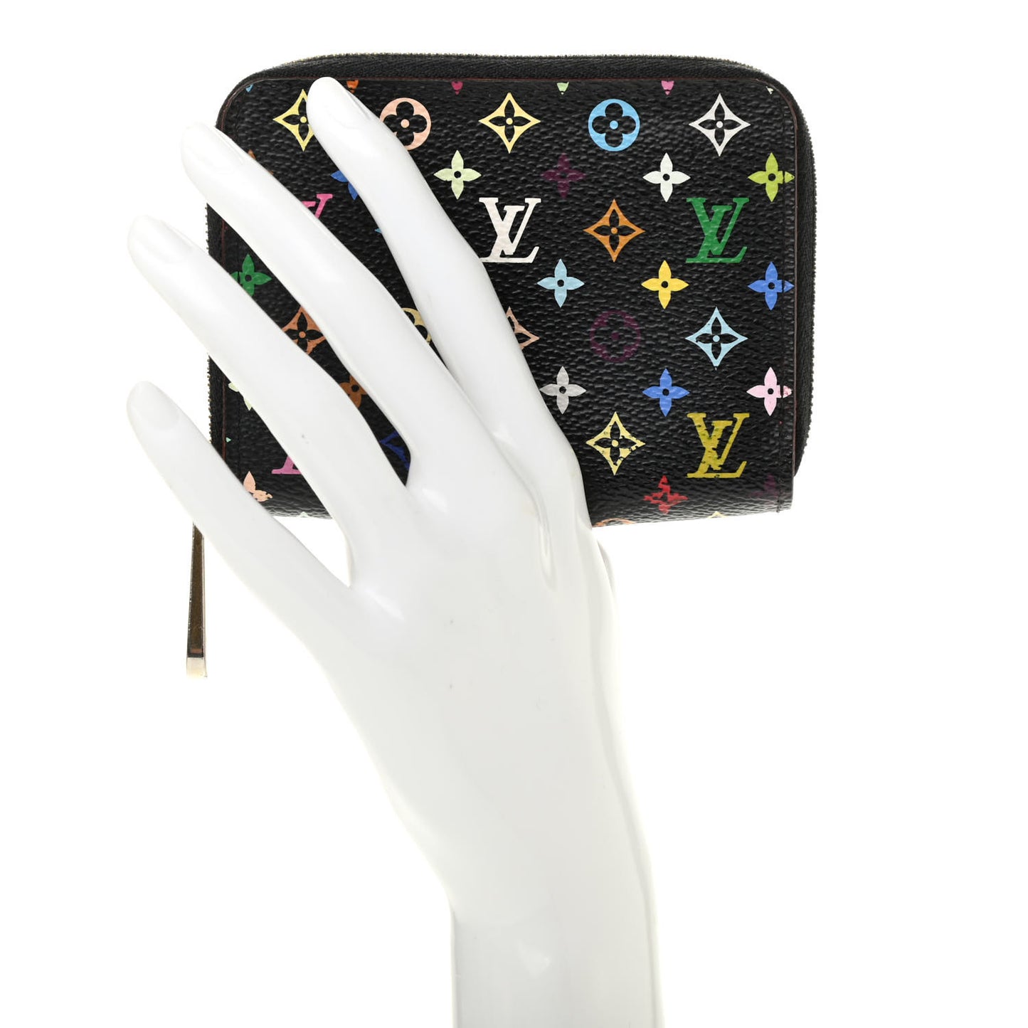 Monogram Multicolor Zippy Coin Purse Black Grenade