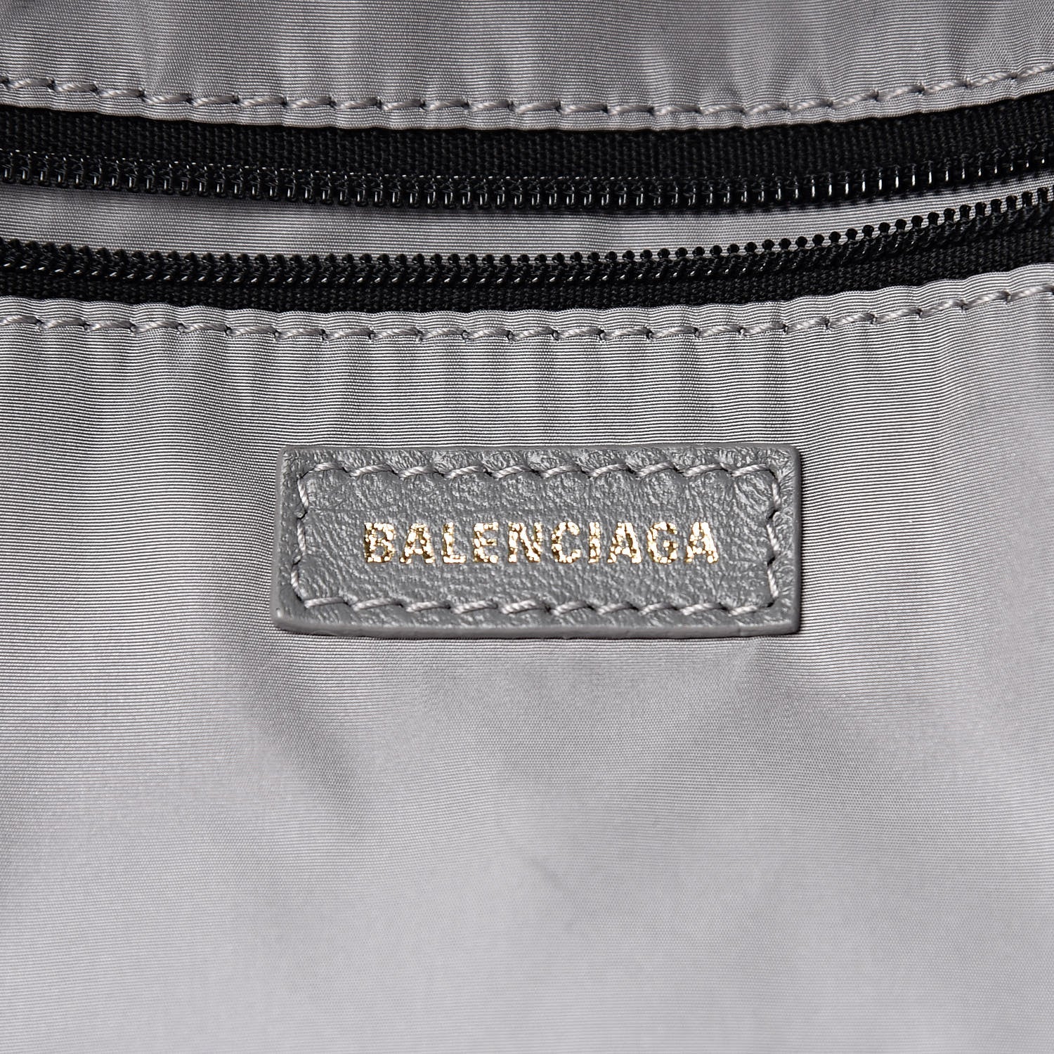 Balenciaga Sport Nylon Logo Embroidered Wheel Backpack Grey Black 6 of 10