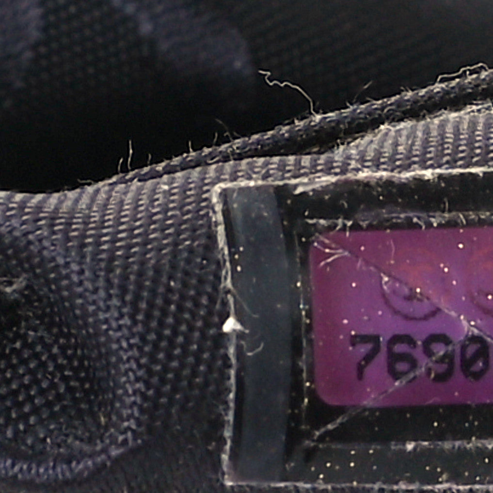 Calfskin Contrast Stitch Surpique Tote Black