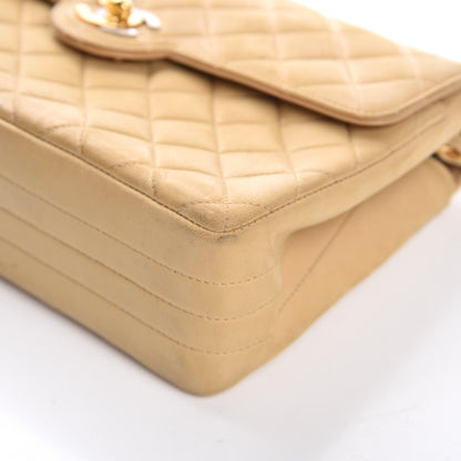 Chanel Lambskin Quilted Small Single Flap Beige 13 of 16