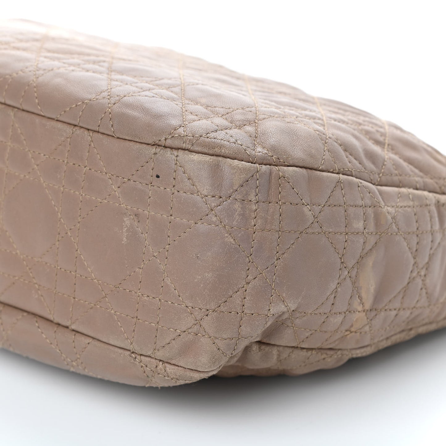 Lambskin Cannage Dior Soft Shoulder Bag Beige