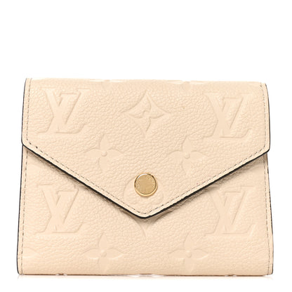 Louis Vuitton Empreinte Victorine Wallet Cream 1 of 6