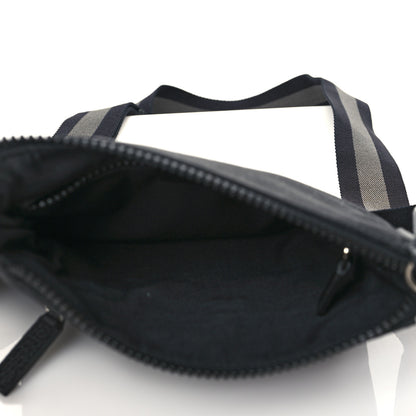 Gucci Nylon Monogram Mini Flat Messenger Bag Black 4 of 9