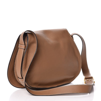 Chloe Calfskin Medium Marcie Round Crossbody Bag Nut 3 of 8