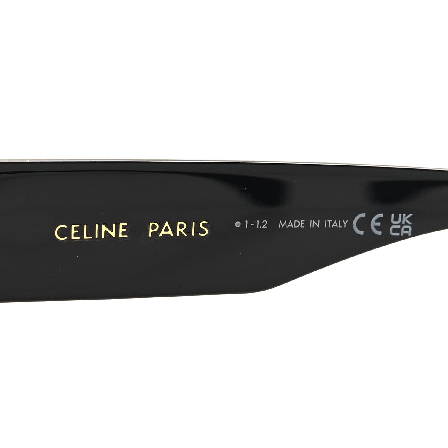 Celine Acetate Cat Eye Sunglasses CL40197U Black 5 of 7