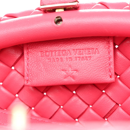 Bottega Veneta Nappa Intreccio Mini Padded Handle Bag Cranberry Pink 6 of 11