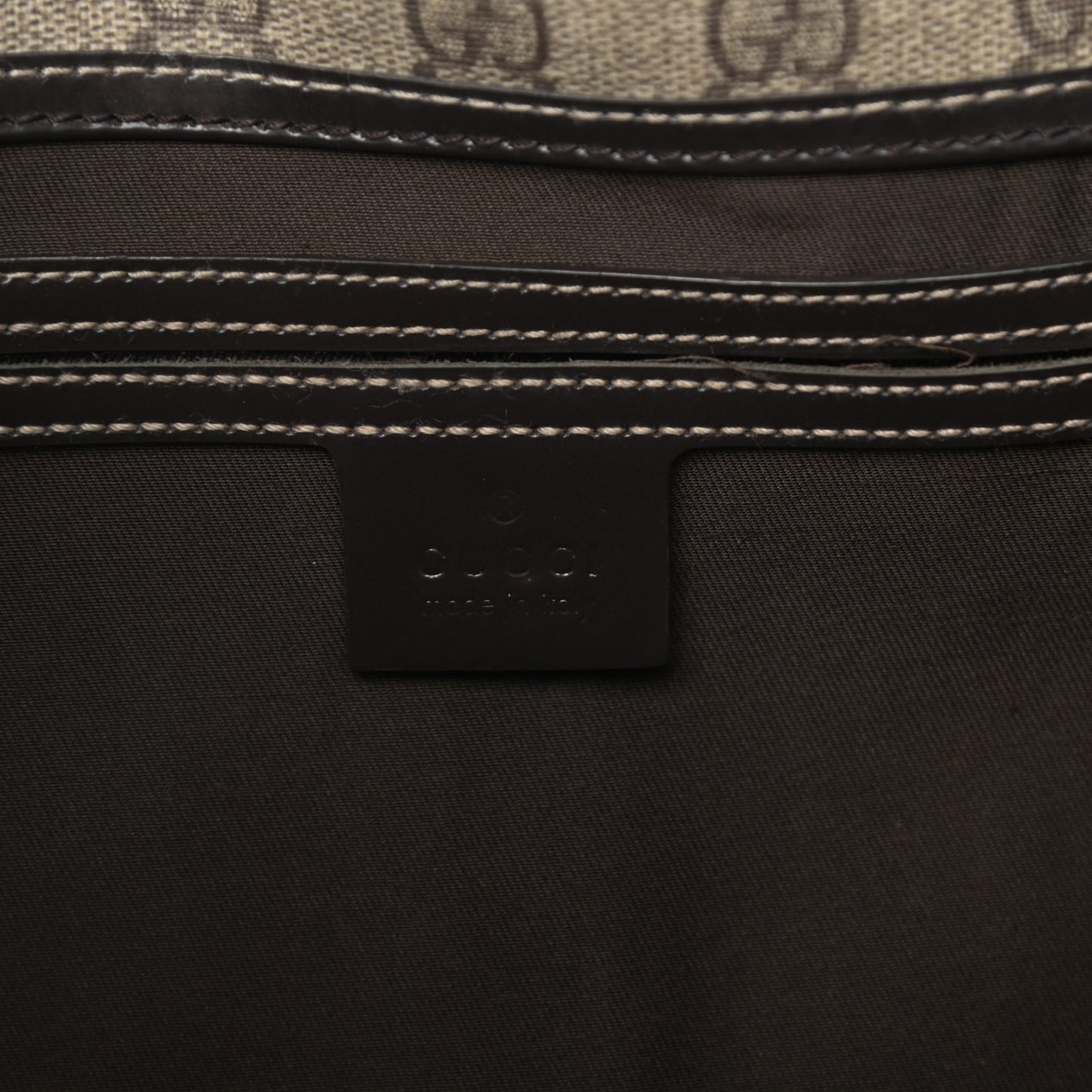 GG Plus Monogram Medium Joy Shoulder Bag Dark Brown