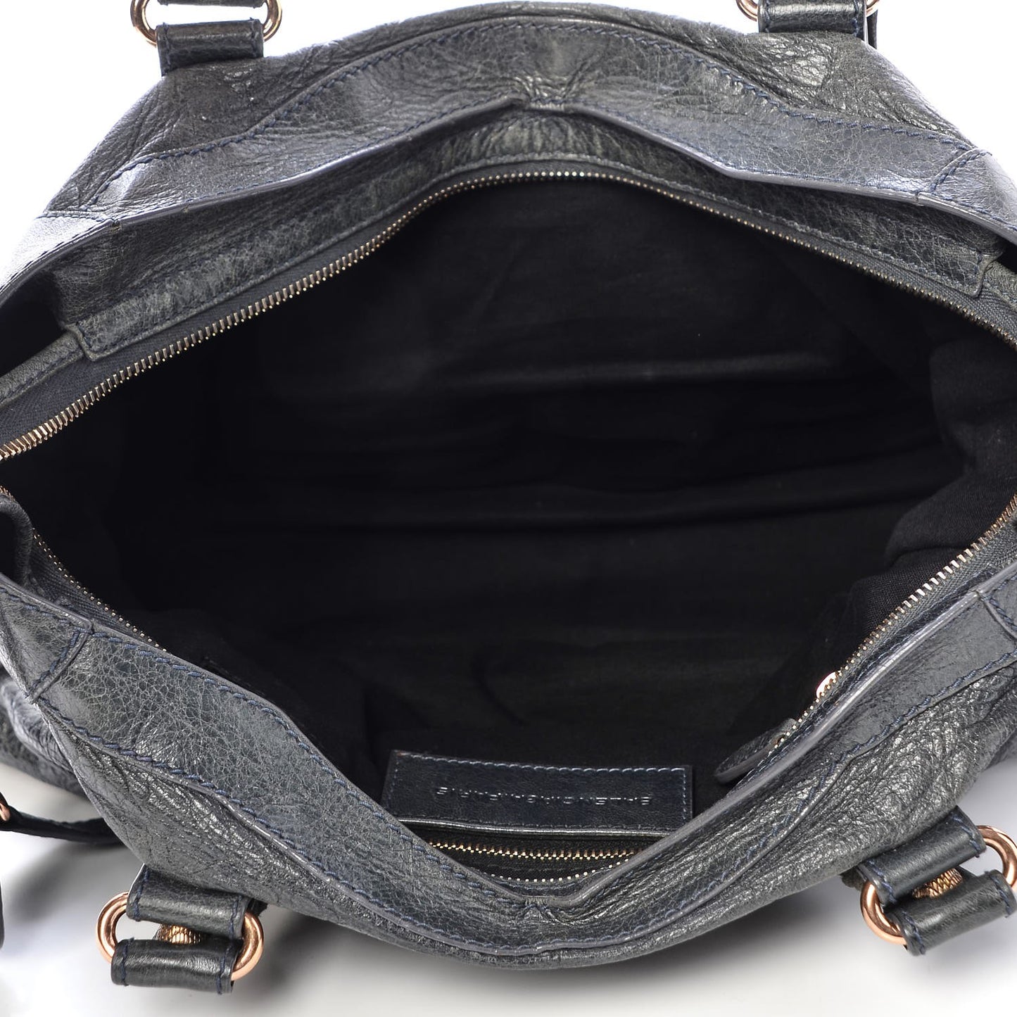 Agneau Giant 12 Rose Gold Hardware City Anthracite