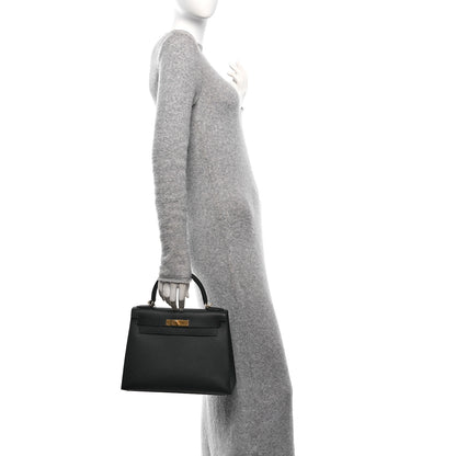 Hermes Epsom Kelly Sellier 28 Black 3 of 11