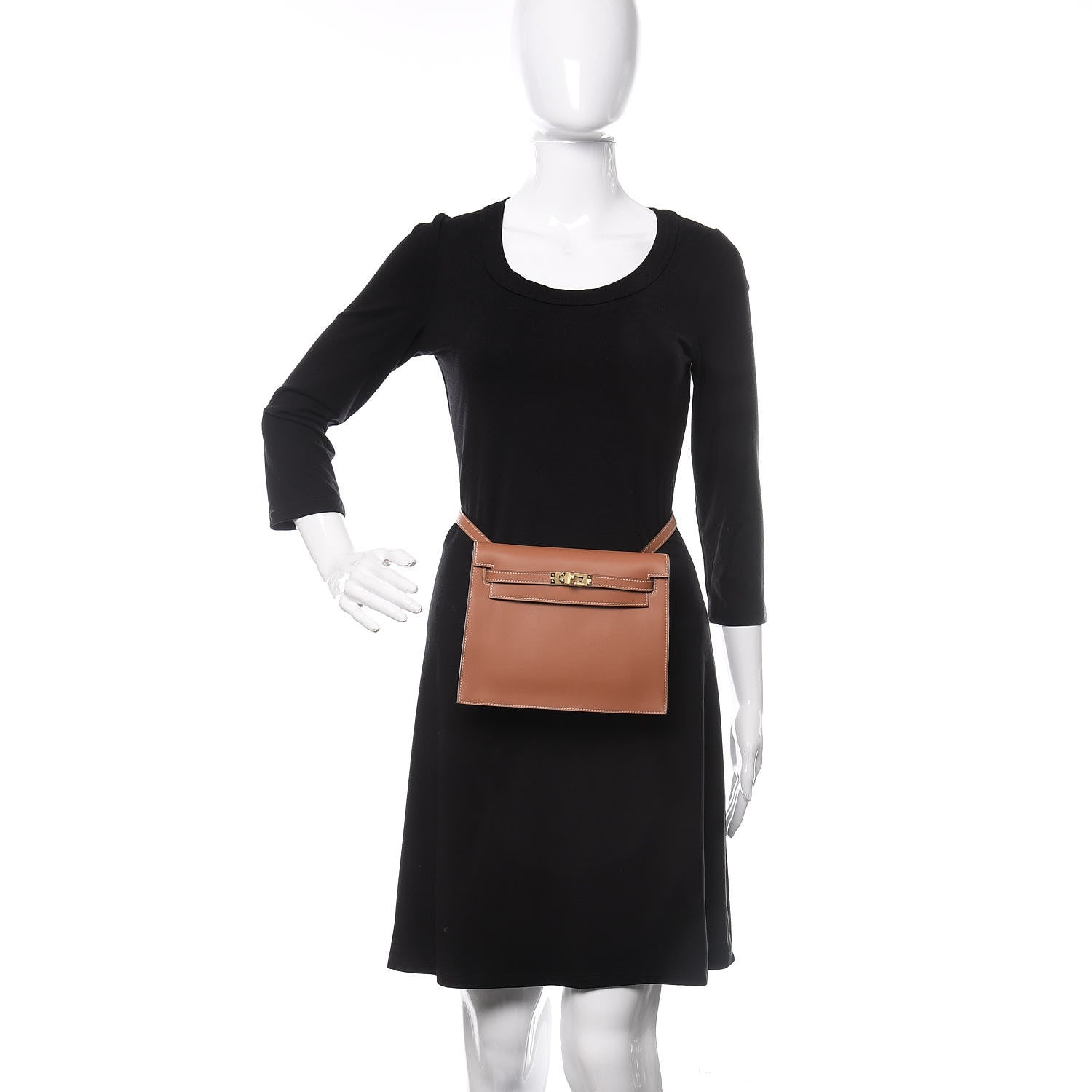Hermes Swift Kelly Danse II Belt Bag Gold 2 of 11