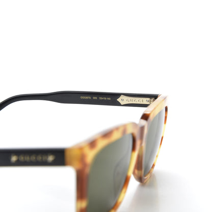 Gucci Acetate Square Frame Sunglasses GG0267S Havana 6 of 8