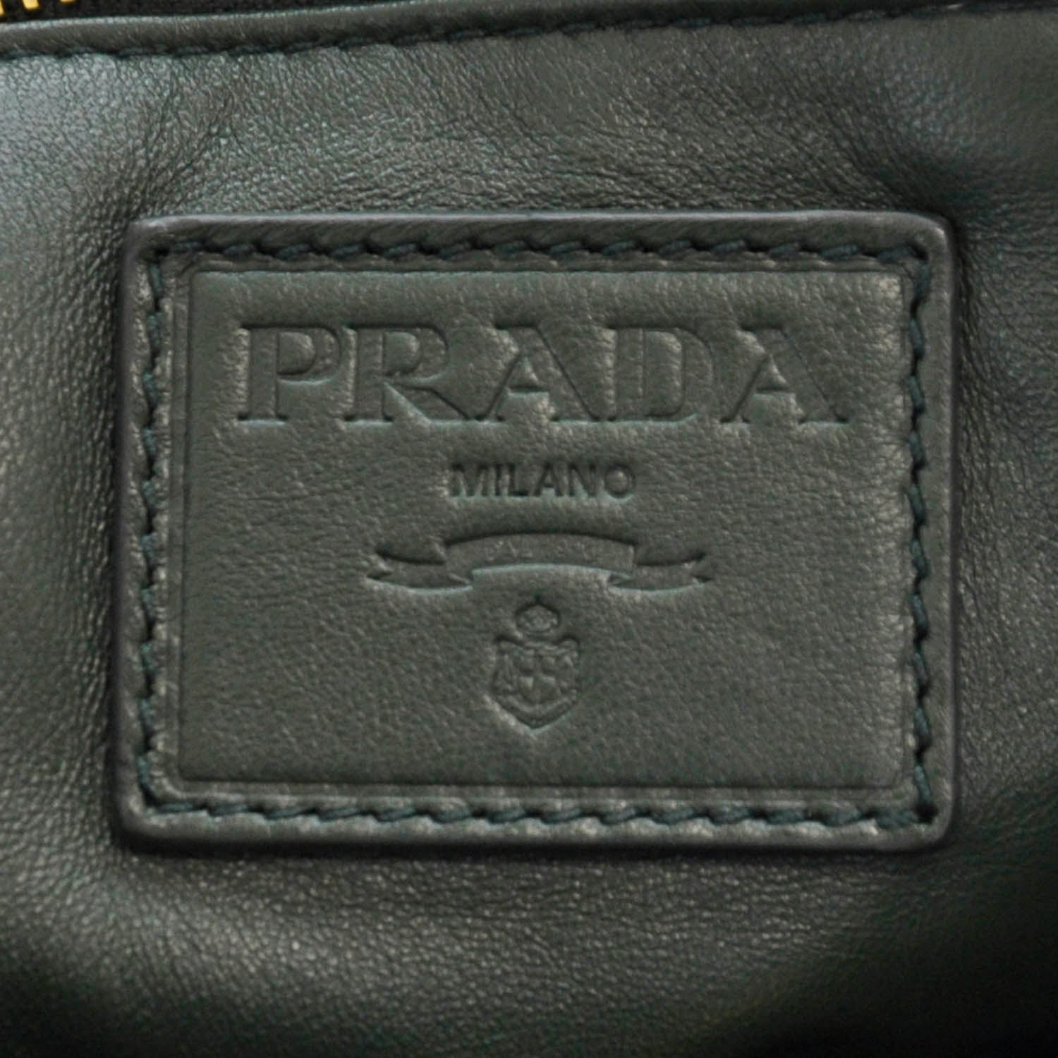 Prada Nappa Stripes Shoulder Bag Viola Alloro 9 of 10