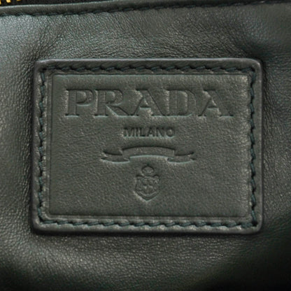 Prada Nappa Stripes Shoulder Bag Viola Alloro 9 of 10